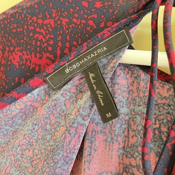 BCBGMaxAzria Lavinia Sleeveless Bodycon‎ Dress Womens Size M Ruched Lightweight - Picture 3 of 6